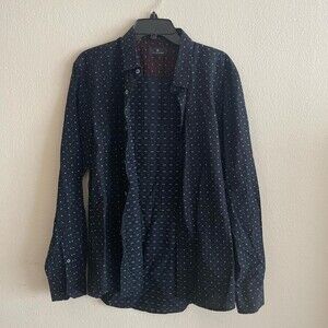 Navy Blue Button Up Shirt Navyblue